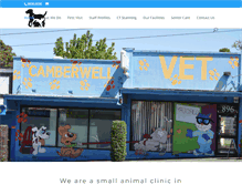 Tablet Screenshot of camberwellvet.com.au